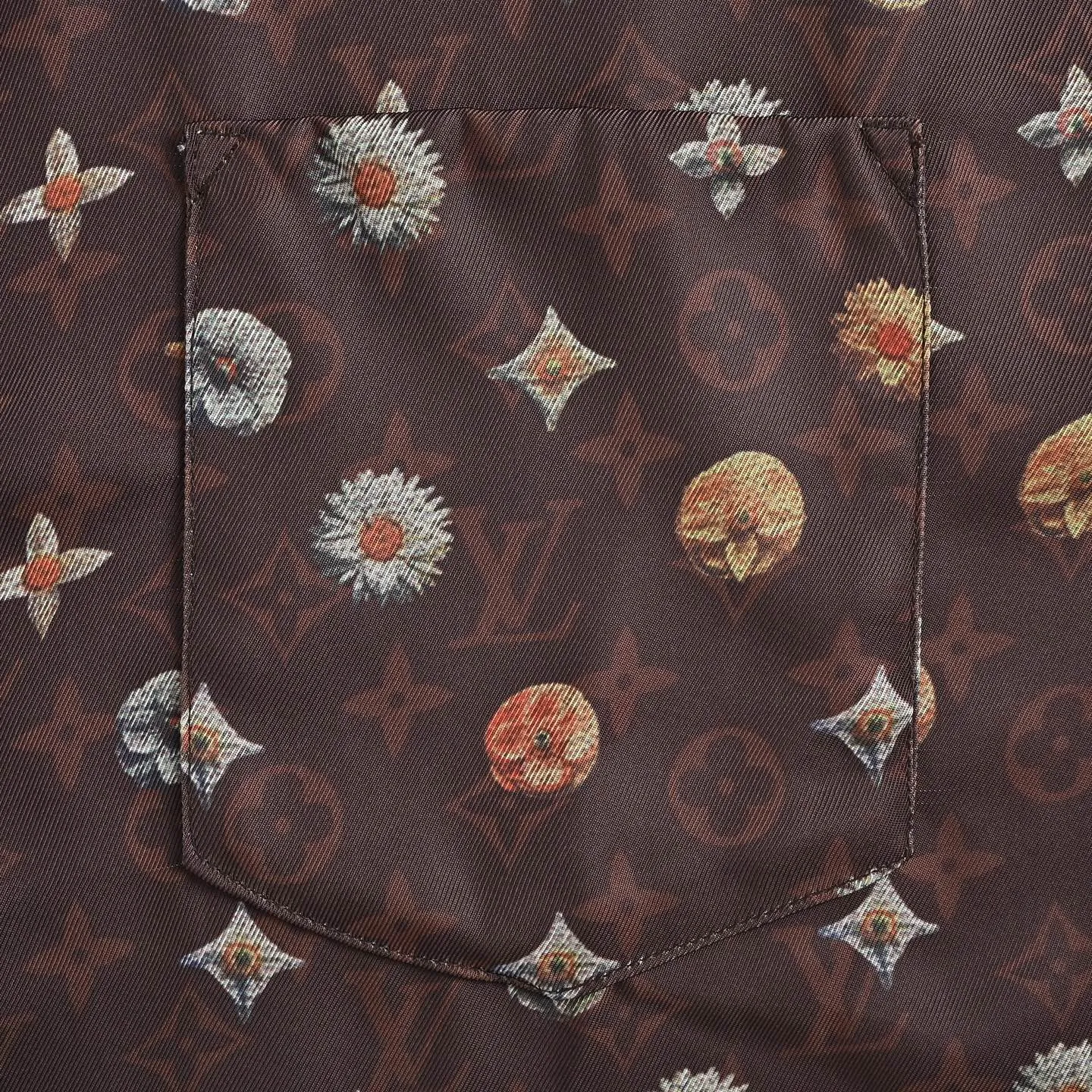 Louis Vuitton/Louis Vuitton 26ss presbyopia daisy all-print suit short-sleeved shirt